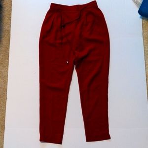 Tea & Cup Wine Red Pants